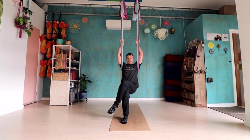 Rane with crossed legs