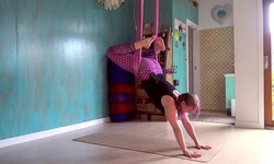 Aerial Yoga - Flying Downdog Flow