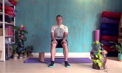 Chair Yoga - Eagle Warrior Feet